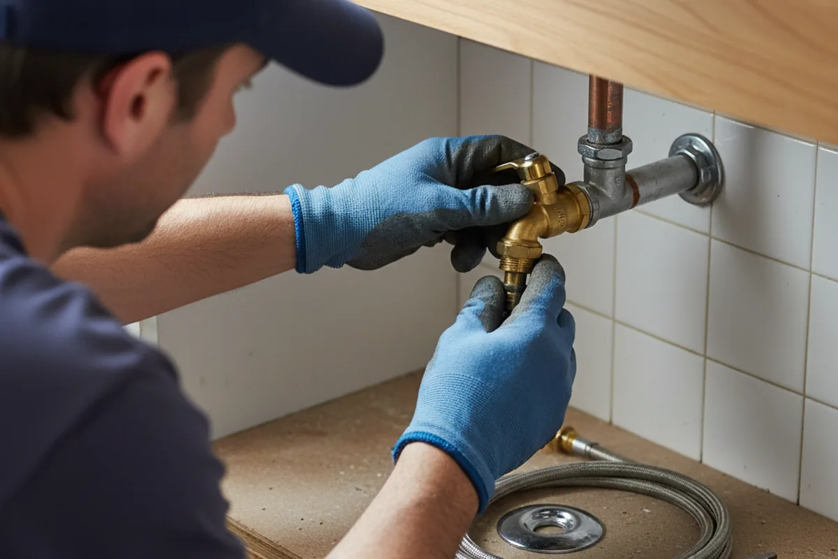 Shutoff valve and fitting work during Emergency Plumbing in Sea Cliff